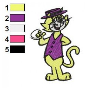 Top Cat 05 Embroidery Design